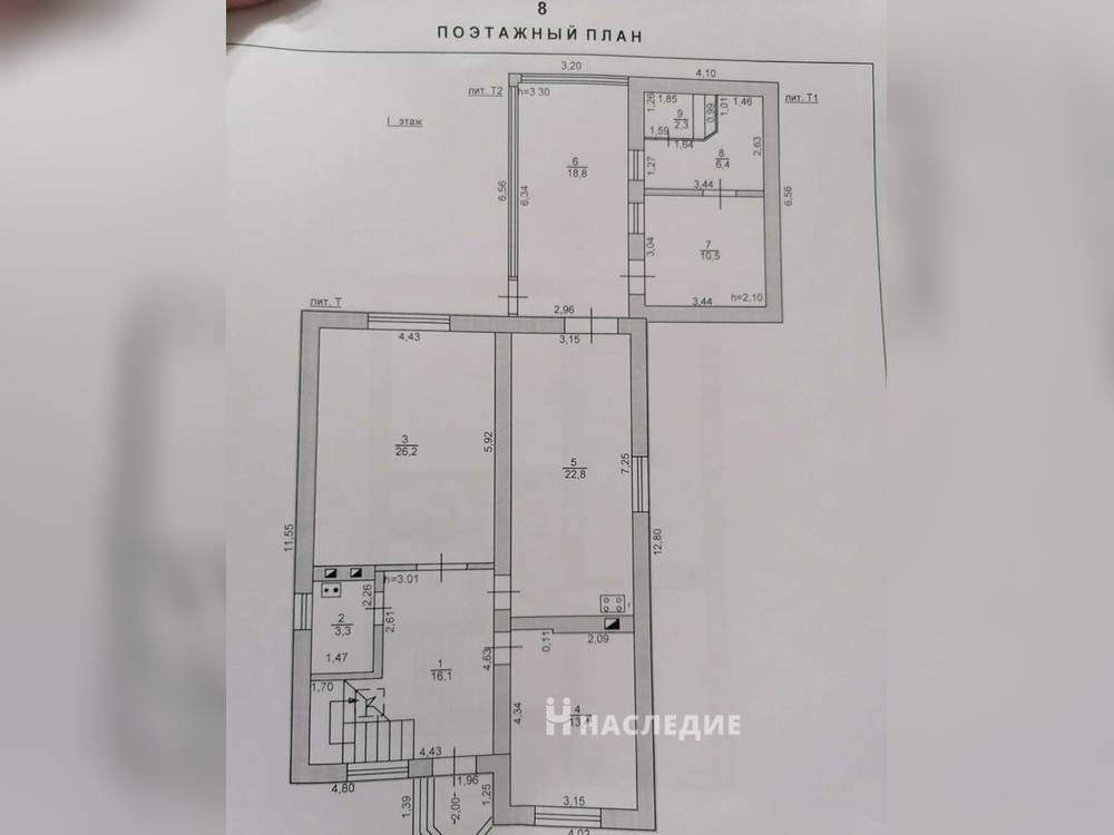 Кирпичный 3-этажный дом 252.7 м2 на участке 22.3 сот. Лиховской, ул. Ленина - фото 18